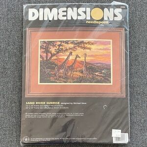 Dimensions Needlepoint Sand River Sunrise Kit